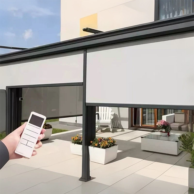 Outdoor Windproof Roller For Carport