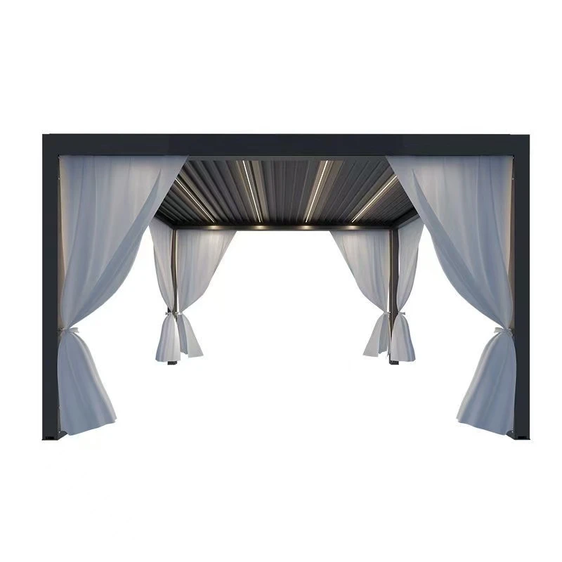 Pergola With Curtains