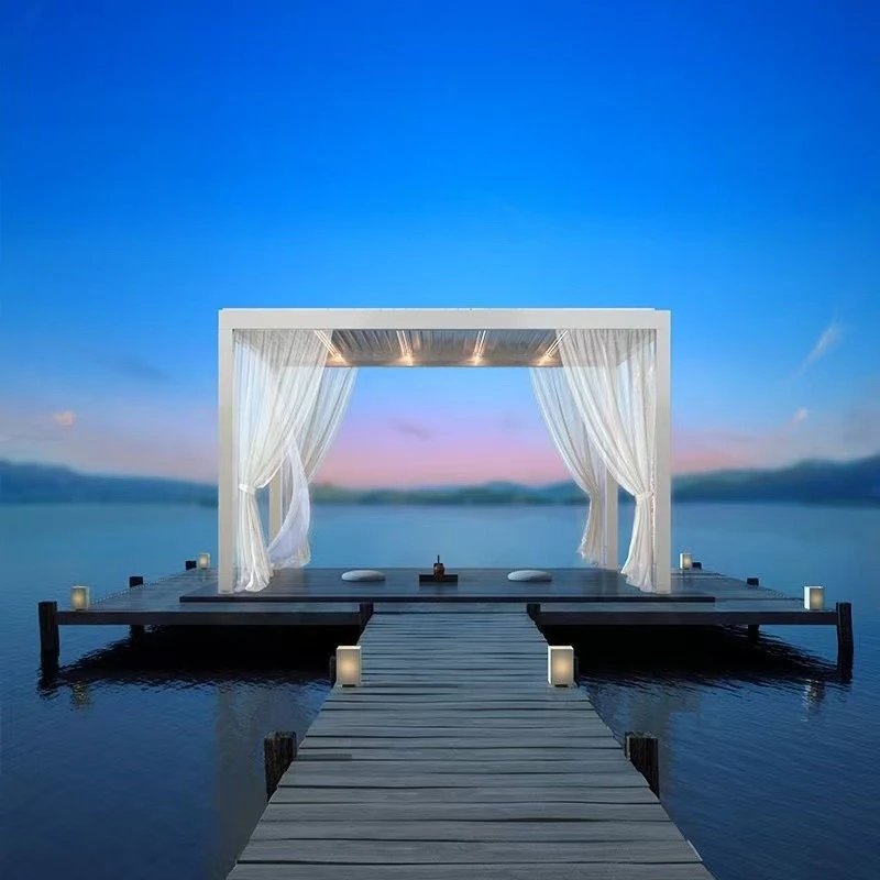 Pergola With Curtains factory