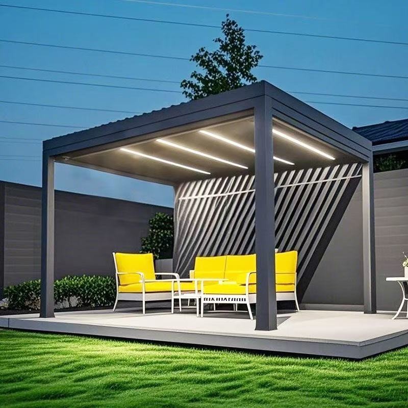 Pergola With Glass Walls