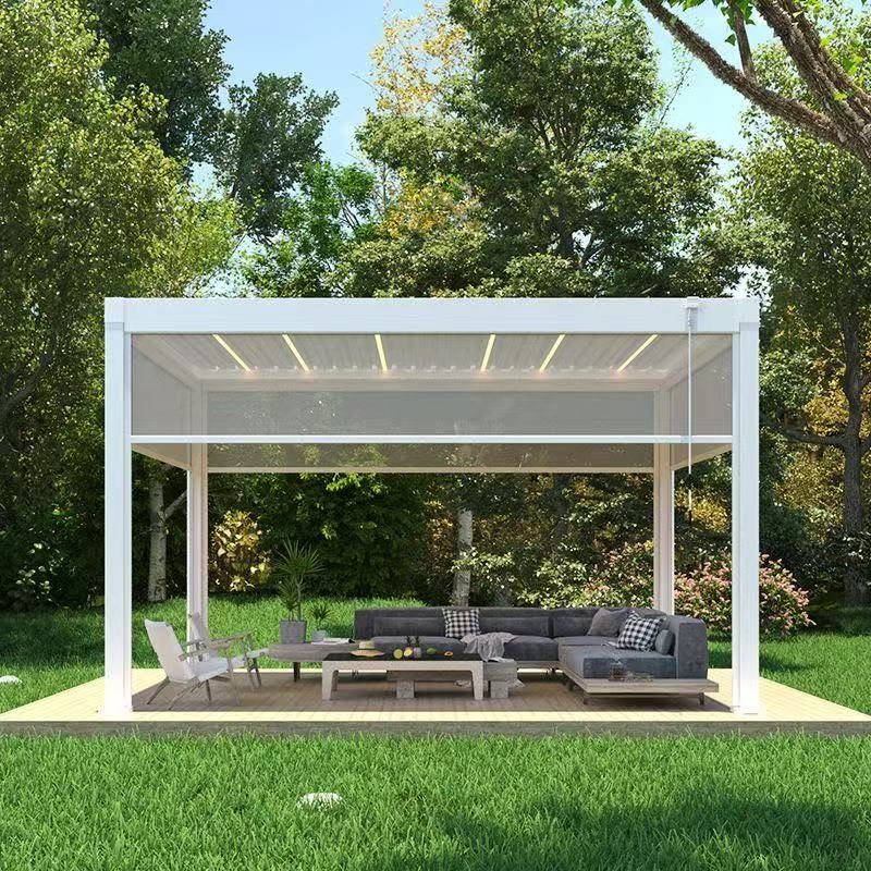 Pergola With LED Lights