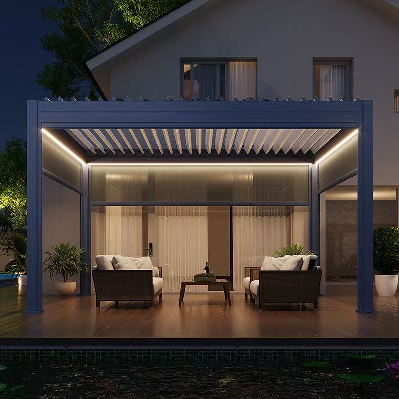 Pergola With Lighting System