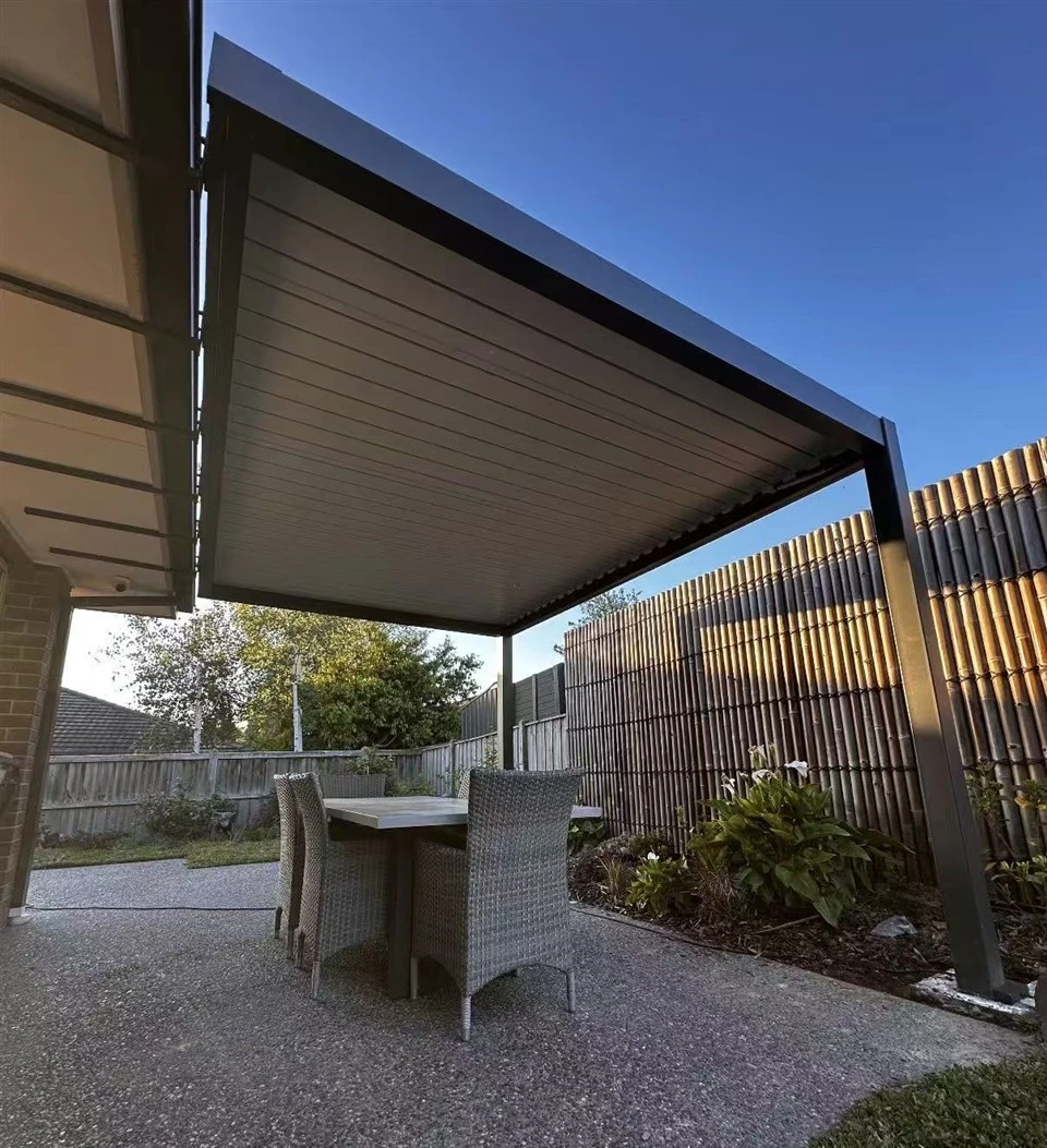 Pergola With Sliding Doors