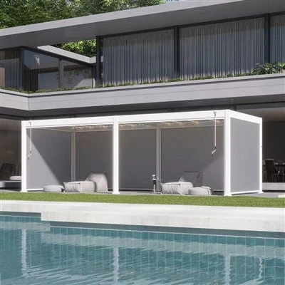 Remote Louver Pergola