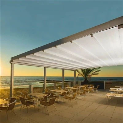 Wall Mounted Supported Patio Awning